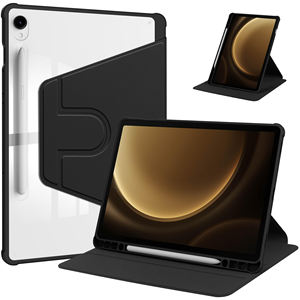 Étui transparent rotatif à 360° en acrylique <span class=keywords><strong>pour</strong></span> <span class=keywords><strong>tablette</strong></span> <span class=keywords><strong>Samsung</strong></span> S7 S8 S9 S10 S11 FE <span class=keywords><strong>LITE</strong></span> S10LITE 11 2025 S11 Flip – <span class=keywords><strong>Coque</strong></span> de protection - Product Image 1