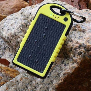 Banque D'énergie solaire 5000mah Téléphone Portable Batterie Chargeur Double Usb Led avec <span class=keywords><strong>Crochet</strong></span> D'<span class=keywords><strong>escalade</strong></span> - Product Image 3