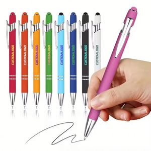 Bolígrafos Promocionales al por Mayor, Bolígrafos Metálicos Personalizados, Bolígrafos con Logotipo Grabado con Láser para Pantalla Táctil, Bolígrafos Económicos para Regalo - Product Image 1