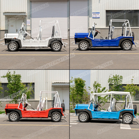 Voiture Mini Moke à essence, forte puissance de montée, traitement multi-antirouille, idéale pour les stations balnéaires et les centres de villégiature des Caraïbes