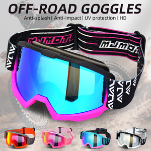 <span class=keywords><strong>Gafas</strong></span> de Motocross MJMOTO <span class=keywords><strong>para</strong></span> Casco de Motocicleta, <span class=keywords><strong>Gafas</strong></span> de Ciclismo, Lentes de PC HD Resistentes al Viento, Protección UV - Product Image 3
