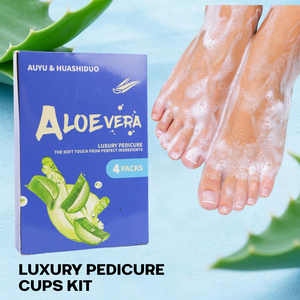 Ensemble de soins des pieds 4 en 1 pour <span class=keywords><strong>manucure</strong></span> et pédicure, sel de mer, gommage au sucre, masque de boue, beurre de massage, aloès vera, salon, ongles, pieds, SPA, pédicure - Product Image 2