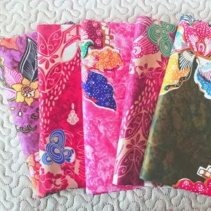 Sarong batik indonesia polyester printed traditional fabric tube skirt sarong/batik microfiber fabric Malaysia