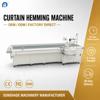 Nouvelle machine à ourler les rideaux automatique Ridong RD--PFJ400 à haute efficacité, multifonctionnelle, avec composants PLC à commande informatique