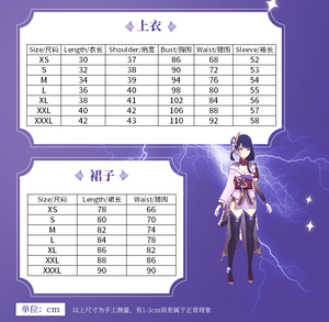 Beelzebul Raiden Shogun Cosplay disfraz Genshin Impact adulto carnaval uniforme Anime Halloween fiesta <span class=keywords><strong>mascarada</strong></span> mujer <span class=keywords><strong>juego</strong></span> - Product Image 2