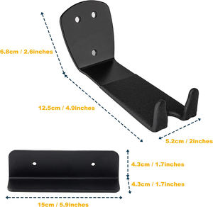 Soporte de Bicicleta de Pared JH-Mech OEM para Interiores, Diseño Fácil de Transportar, Pedal de Goma Acolchado, Negro, Acero 304 - Product Image 6