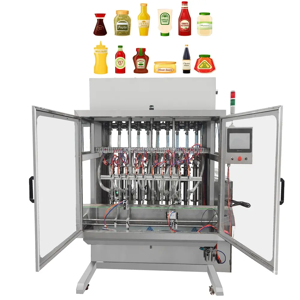 Автоматическая машина для производства томатного кетчупа, наполнитель для соуса, машина для розлива майонеза, наполнитель для макаронных изделий