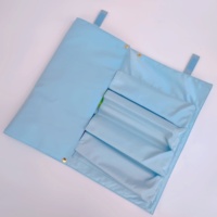 Cadeaux pour les joueurs : Sac de rangement en nylon pour Mahjong, Rouge Noël, Étui de rangement pour tuiles de Mahjong, Support pour tuiles, Fermeture à bouton-pression doré, Sacs enroulables pour Mahjong