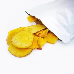 Vacuüm Gebakken Zoete Aardappelchips Zoete Aardappel Pellet Snack Micro Pellet Vervaardigt Gedroogde Zoete Aardappel