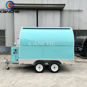 Camion de restauration mobile en acier inoxydable pour snacks, smoothies, cocktails, desserts, hot-dogs, hamburgers, pizzas, cuisine BBQ - Product Image 2