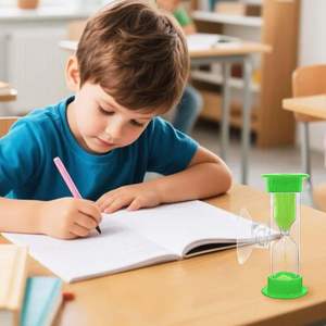 <span class=keywords><strong>Sablier</strong></span> en plastique <span class=keywords><strong>incassable</strong></span> à ventouse, 3 minutes, pour le brossage des dents, les jeux, écologique et portable - Meilleures ventes - Product Image 6