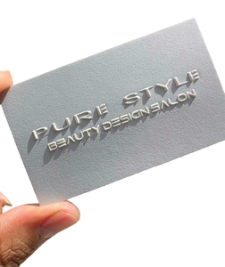 กระดาษ600gsm สำหรับธุรกิจลายนูนลาย3D หรูกระดาษผ้าฝ้ายเนื้อพรีเมียมพิมพ์ลายนูนสำหรับธุรกิจกระดาษแข็ง - Product Image 1