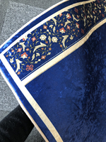 Tapis de prière musulman en velours brillant anti-glissant tapis rembourré pour le festival de l'Aïd Murack