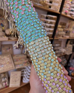 <span class=keywords><strong>Pulseras</strong></span> de cuentas de semillas Miyuki de colores bohemios hechas a mano de macramé <span class=keywords><strong>con</strong></span> diamante checo Miyuki delica 11/0 pulsera ajustable para mujer - Product Image 6