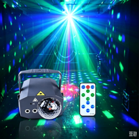 Projecteur LED Disco en Gros, Boule Magique 16 Motifs RGB, Lumière Laser KTV, Lumière de Scène Activée par le Son, Télécommande pour Fête