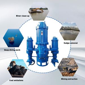 Wear Resistant Heavy Duty Sewage Sludge <b>Pump</b> Electric <b>Submersible</b> Mud <b>Pump</b> for Pond Dredging Industrial Use - Product Image 2