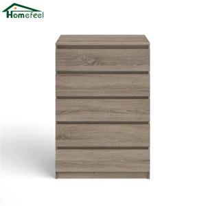 Modern Design Wooden <strong>Chest</strong> <strong>of</strong> <strong>Drawers</strong> Bedroom Living Room Hotel Office Storage Tall <strong>Thin</strong> 5 <strong>Drawer</strong> File Cabinet - Product Image 3