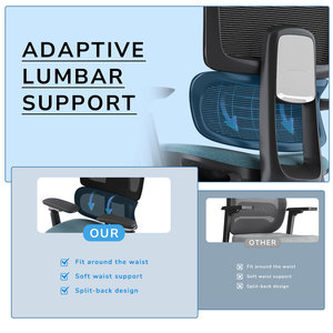 Modern High Quality Mesh Executive <strong>Office</strong> <strong>Chair</strong> 3D <strong>Arms</strong> <strong>Adjustable</strong> Headrest Luxury Ergonomic Design Molded Memory Foam <strong>Chair</strong> - Product Image 2