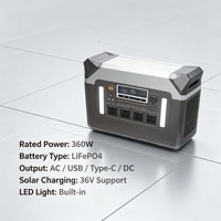 Station d'alimentation portable 3000W, générateur solaire LiFePO4, 220V, camping, secours d'urgence, charge rapide, stockage d'énergie, alimentation