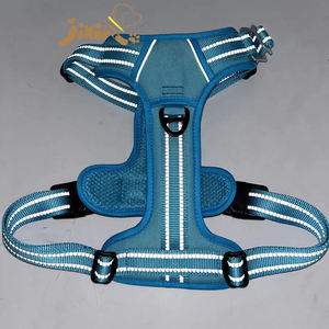 ODM diseño de lujo patrón fácil ajuste reflectante perro Arnes accesorios sin tirar <span class=keywords><strong>Funky</strong></span> perro arnés venta al por mayor ajustable con logotipo - Product Image 1