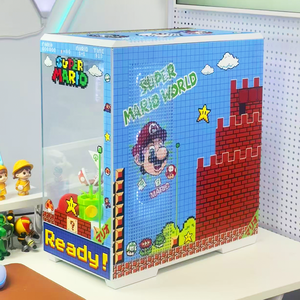 <span class=keywords><strong>PC</strong></span> de escritorio completo con temática Patriot Mario: sistema de juego preconstruido con chasis de escritorio a juego/caja de <span class=keywords><strong>Torre</strong></span> - Product Image 3