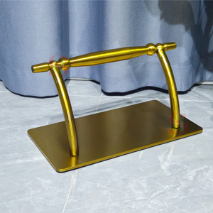 Poggiapiedi Mobile in Acciaio Inox per Sedia da Barbiere, Pedale per Salone di Parrucchiere, Attrezzatura per Spa e Bellezza - Product Image 1