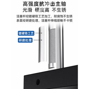 Cilindro de Pistón de Doble Acción TN10/16/20/25/32*150-175X200*250*300, Carrera Larga, Doble Eje, Doble Vástago, Tamaño Extendido - Product Image 3