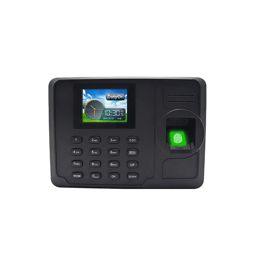 TCPIP Fingerprint Punching Machines Punch Monitoring System U Disk Fingerprint Proximity Card Reader Time Attendance