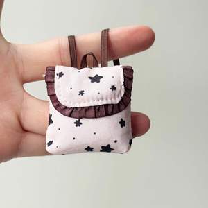 Sac à dos miniature pour poupée de 10 cm et 15 cm, accessoires pour poupées en peluche, sac d'école à motif étoile Kawaii pour vêtements de poupée BJD Azone 1/6 - Product Image 6