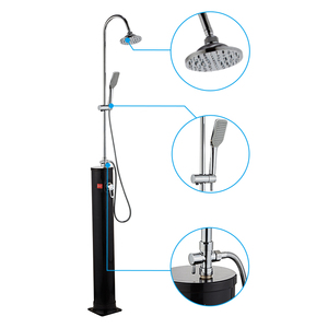 <span class=keywords><strong>Douche</strong></span> de jardin autoportante CYEN, <span class=keywords><strong>douche</strong></span> <span class=keywords><strong>solaire</strong></span> à 2 sections <span class=keywords><strong>avec</strong></span> douchette, réservoir de 20 litres, capacité pour <span class=keywords><strong>piscine</strong></span> extérieure - Product Image 3