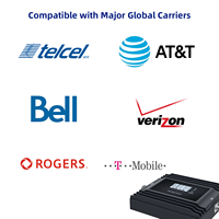 Amplificador de Señal de Teléfono Celular 850/AWS1700/1900MHz, GSM LTE 5G 4G 3G 2G, Gran Cobertura, Potencia de Salida de 72dB, Ganancia MGC AGC