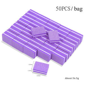 Toptan özelleştirilmiş logo sünger Mini tırnak törpüsü yüksek kalite 100/180 çift taraflı Mini tampon blok sünger tırnak dosya - Product Image 6