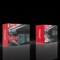 Haut-parleur filaire E-Sports avec logo personnalisé OEM Haut-parleur lumineux filaire Ordinateur de bureau Haut-parleur multimédia USB avec caisson de basses Cadeau de jeu