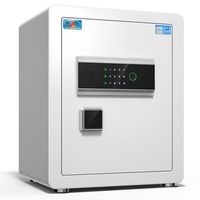Hochwertiger Metall-Tresor Stahl-Aufbewahrungsbox Elektronischer Safe mit Intelligentem Passwort-Schlüsselschloss Feuerfest für Büro und Zuhause