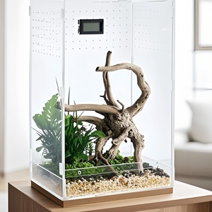 Thân thiện với môi trường Acrylic nhảy nhện môi trường sống côn trùng Terrarium lỗi và cầu nguyện Mantis bao vây ếch nơi trú ẩn hiển thị giá - Product Image 1