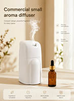Diffuseur d'arômes commercial compact de 200 ml avec Bluetooth et fixation murale, machine à parfum sans eau pour hôtel, salle de bain, commerce de détail