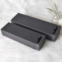 Boîte cadeau en papier kraft personnalisée avec impression de logo, forme rectangulaire, pour l'emballage de fleurs, de thé, de chaussettes, de gâteaux