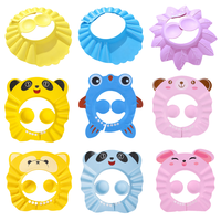 Bonnet de douche bébé en EVA, imperméable, motif animaux de dessin animé pour enfants, vente en gros
