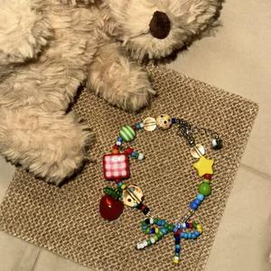 सेब स्वर्ग 2024 ट्रेंडी ग्रीष्मकालीन पेलेंट हार डोपामाइन स्टार बीडेड क्लैविकल श्रृंखला प्रकाश लक्जरी हार - Product Image 3