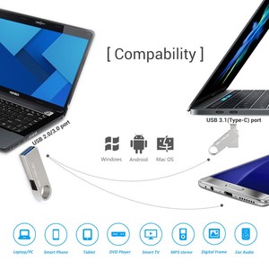 Khuyến mại Quà Tặng tùy chỉnh khắc laser logo mini nhỏ gọn 2.0 và 3.0 Loại C USB Stick 32GB 64GB 128GB USB Bút ổ đĩa flash - Product Image 4