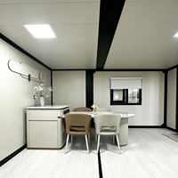 Casa Contenedor Plegable Portátil de 40 pies con Baño, Cocina, Dormitorio, Diseño Transpirable, 5 Años de Garantía