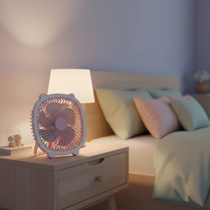 Ventilateur de table rechargeable pour extérieur, ventilateur de bureau rafraîchissant pour l'été, ventilateur de voiture pour l'été - Product Image 1