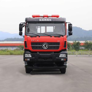 Camión de Carga Pesada Dongfeng 8x4 Personalizado, Nuevo, con Plataforma Plana para Transporte de Excavadoras y Cargadoras - Product Image 4