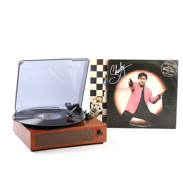 Hot Sale Retro High End Record Player Vinyl Multi Gramophone Desk Type Wooden Phonograph Turntable