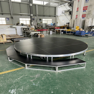 Wedding Outdoor <b>Platform</b> Luxury Round <b>Stage</b> Podium Aluminum Alloy Material Concert Event <b>Stage</b> - Product Image 1