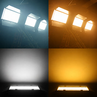 Светодиодная панель RGB 256x5730 с управлением DMX512, естественный/теплый белый свет, двухцветная температура, для конференций и студийного освещения