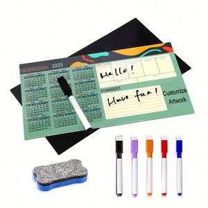 Professional Manufacturing Custom Made Magnet Paper Magnetic Whiteboard <b>Calendar</b> for Fridge - Product Image 4