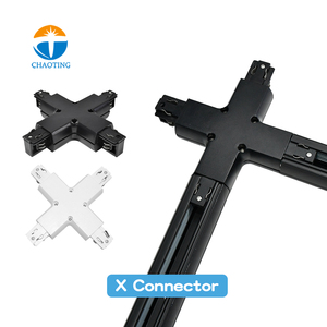 Surface suspendue au plafond moderne, connecteur <span class=keywords><strong>de</strong></span> système d'éclairage <span class=keywords><strong>de</strong></span> piste à 4 fils et <span class=keywords><strong>Rail</strong></span> <span class=keywords><strong>de</strong></span> piste <span class=keywords><strong>de</strong></span> lumière LED pour projecteur <span class=keywords><strong>de</strong></span> piste à LED COB - Product Image 1