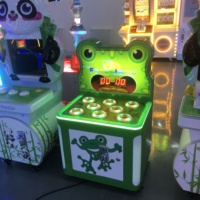 Machine d'arcade à monnayeur pour enfants, jeu de frappe au marteau de grenouille en métal, avec garantie d'un an