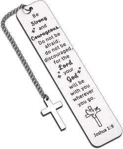 Cadeaux religieux pour femmes, cadeaux chrétiens pour hommes, marque-page inspirant pour le fils de baptême, la fille de baptême, cadeaux de rentrée scolaire pour enfants - Product Image 1